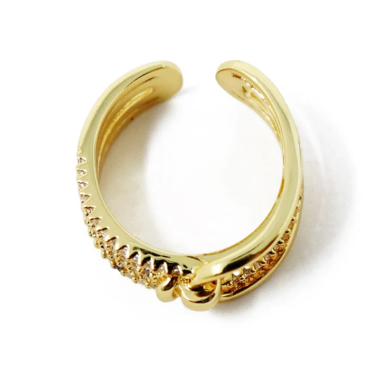 Anillo de Mujer en Acero Inoxidable Dorado – Modelo Klean LX-9607R - Image 2