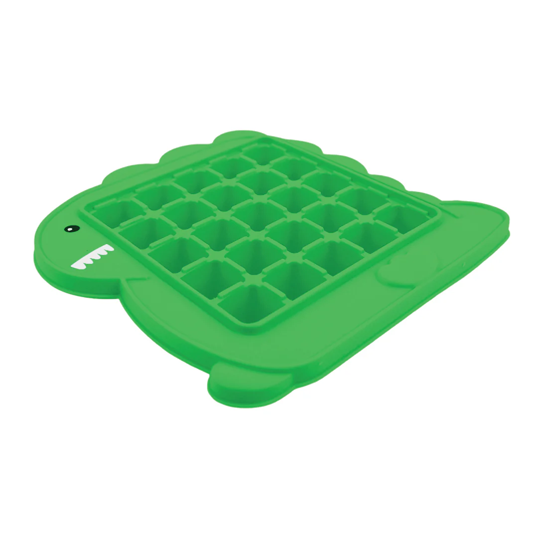 Bandeja para Hielo de Plástico - Dinosaurio Verde - Image 2