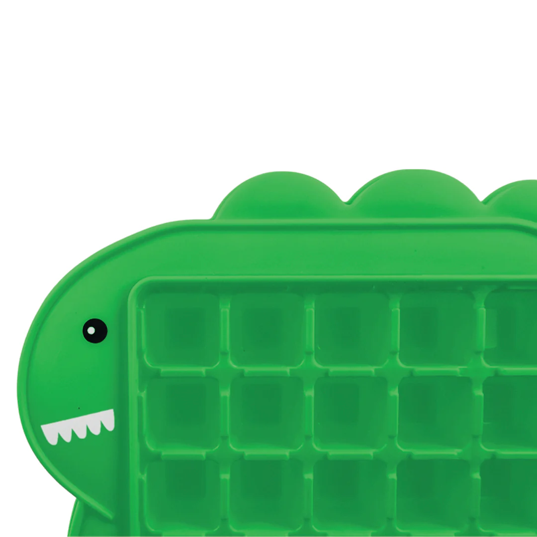 Bandeja para Hielo de Plástico - Dinosaurio Verde - Image 3
