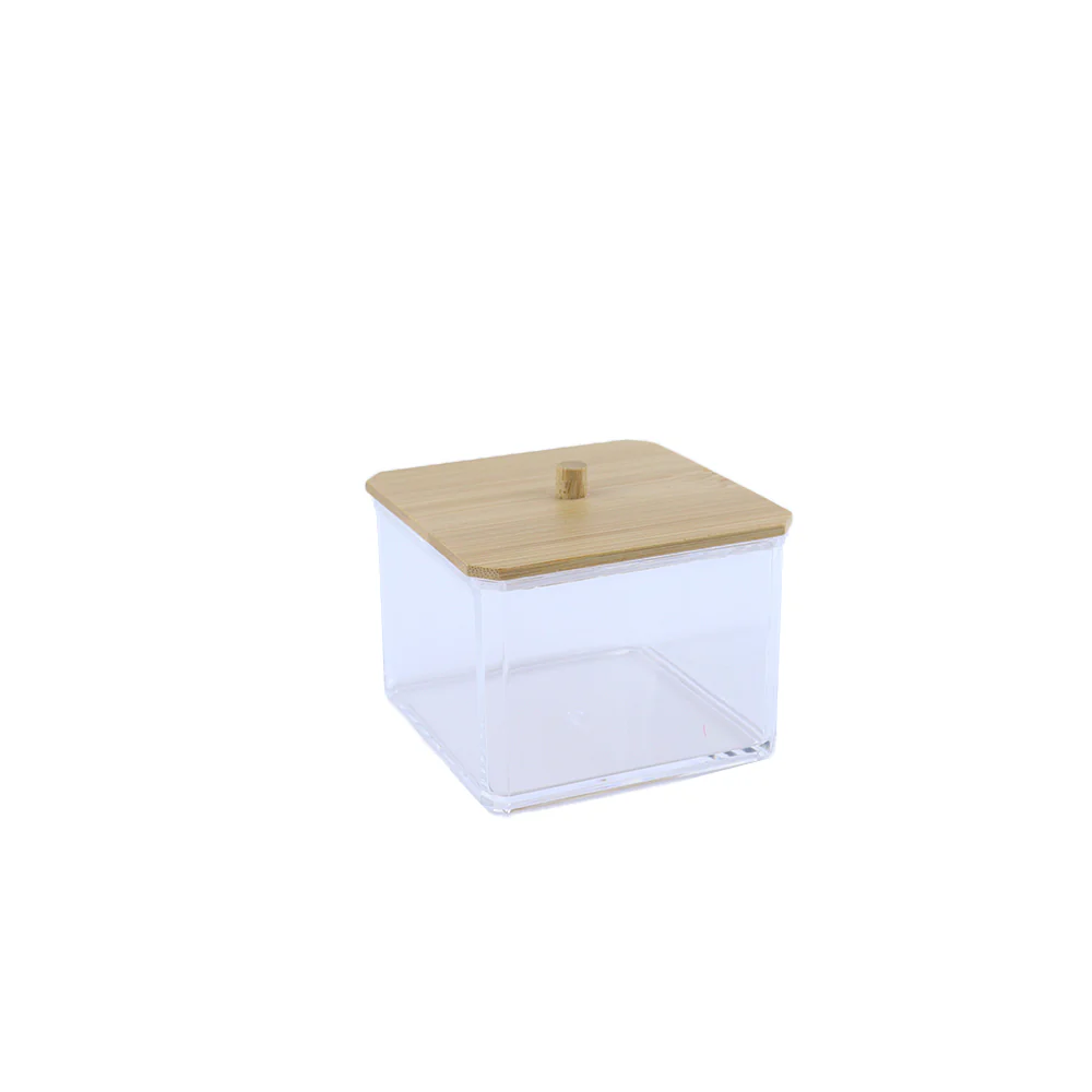 Caja de Acrílico Transparente con Tapa
