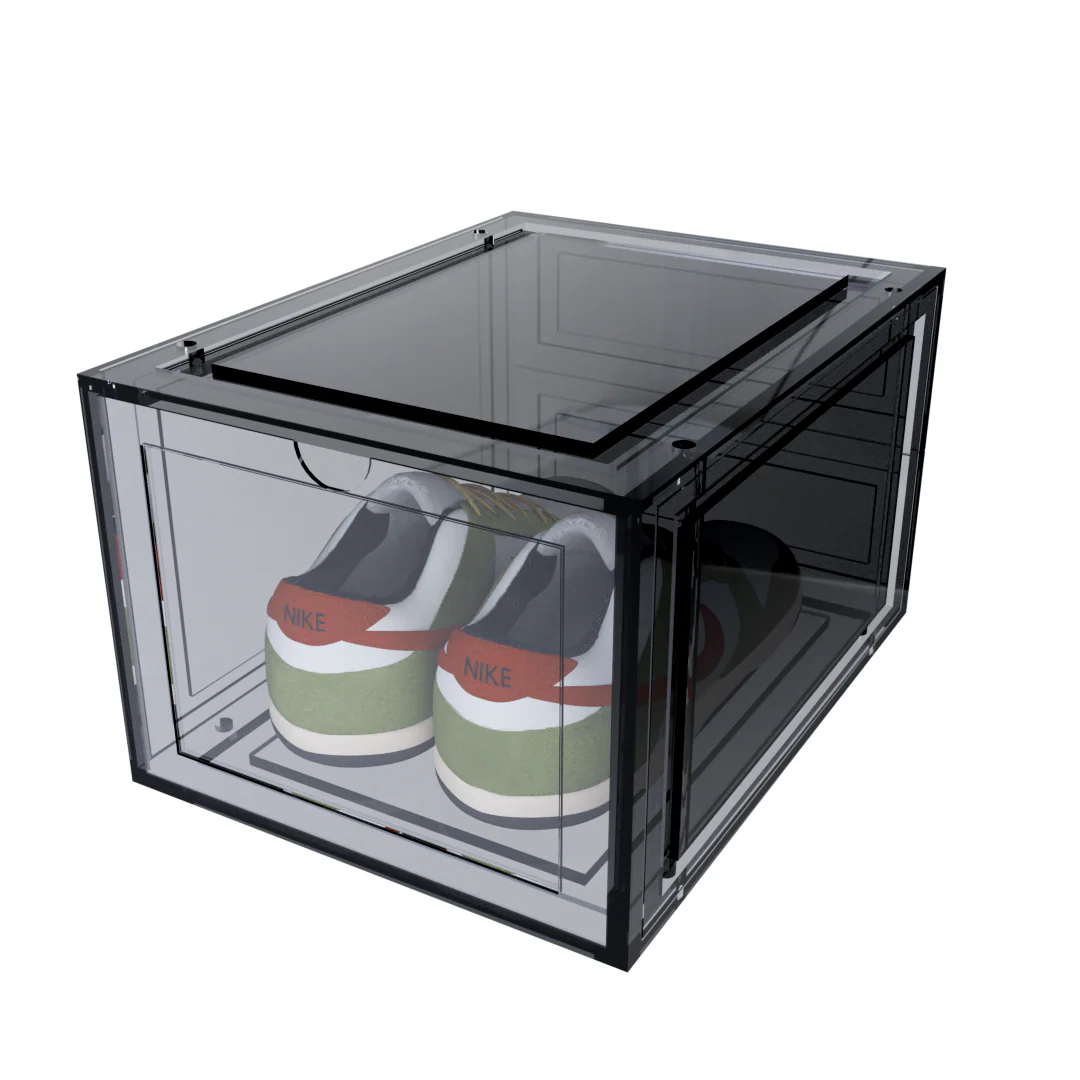 Caja Para Zapatos Color Humo