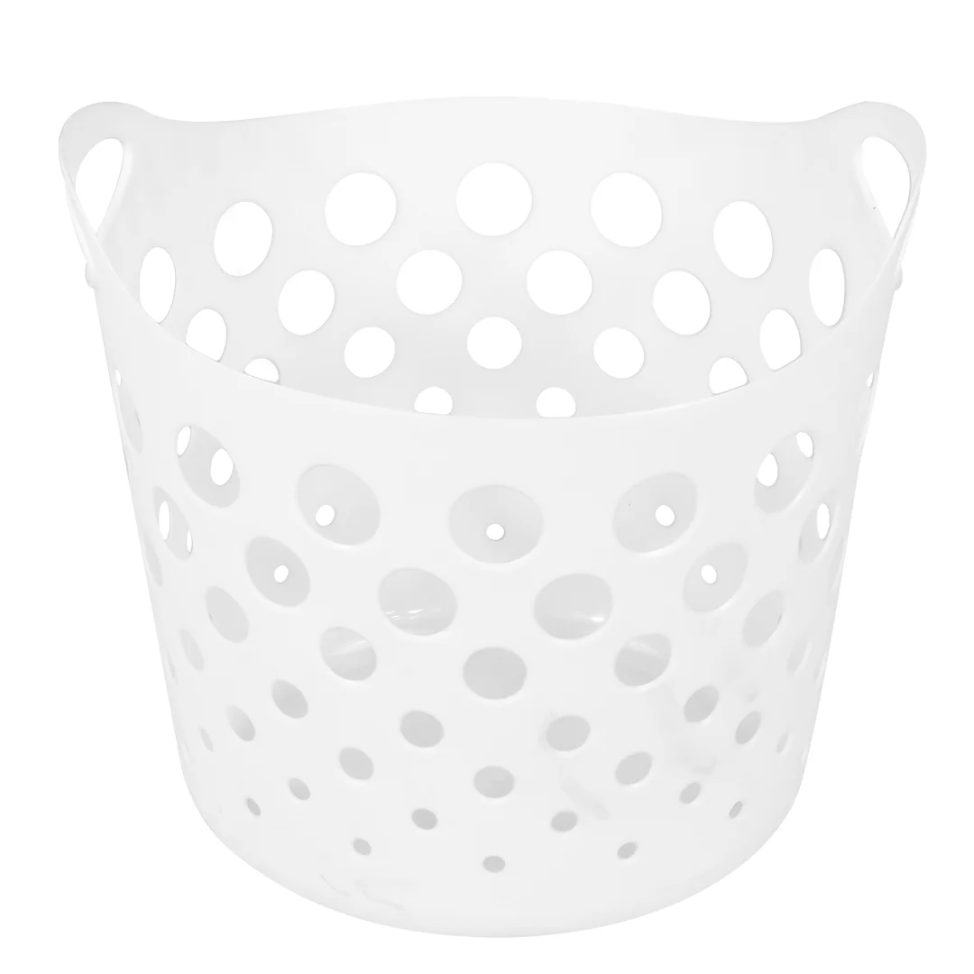 Cesto de Plástico para Ropa Blanco
