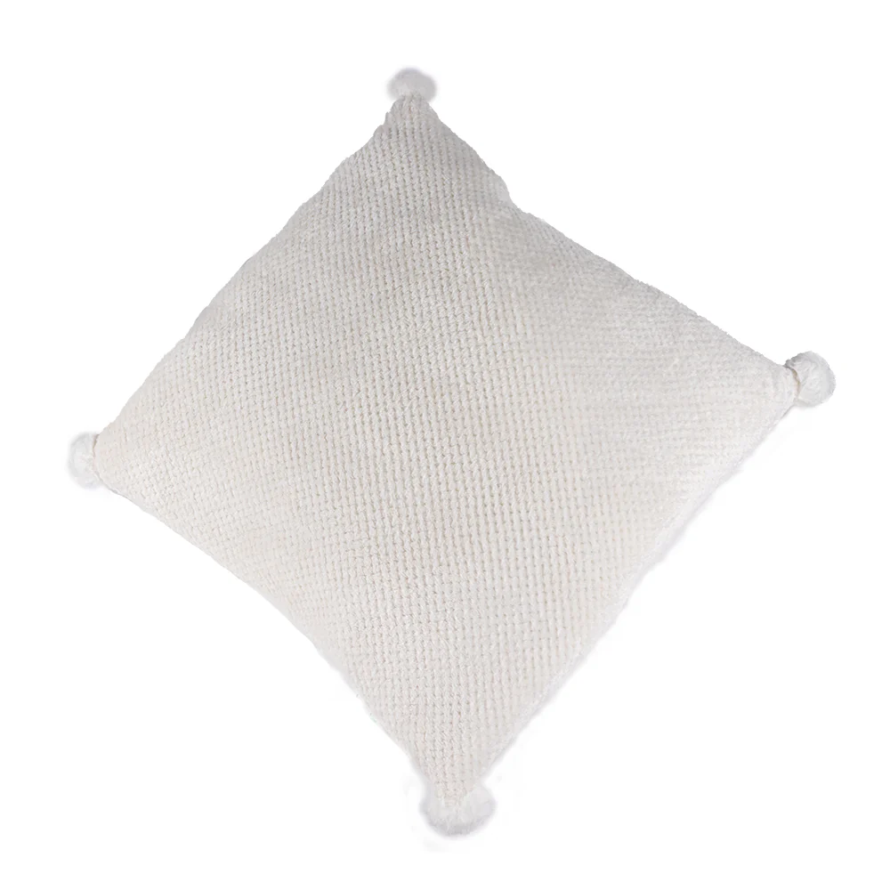 Cojín Suave Cuadrado Blanco 45cm - Ideën - Image 2