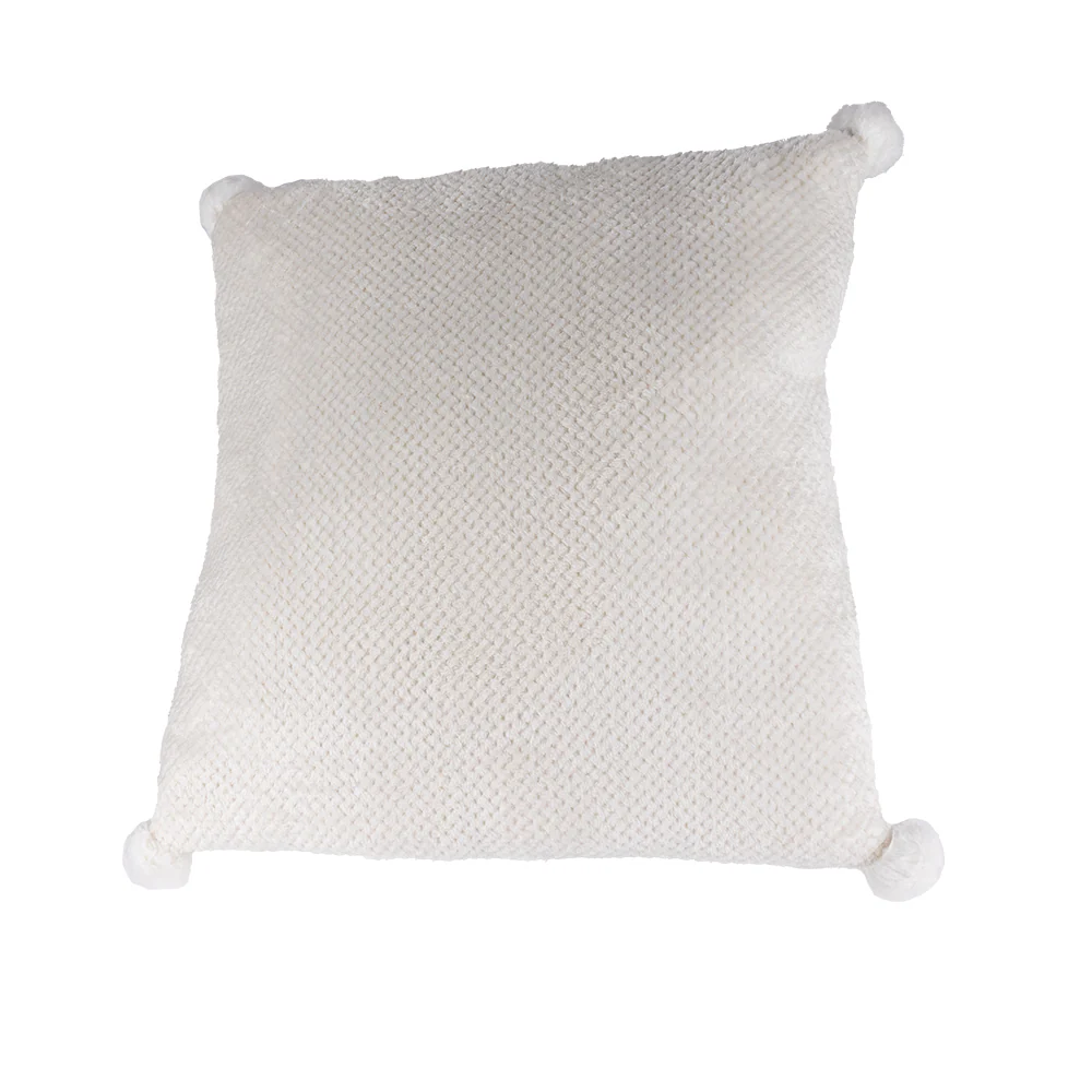 Cojín Suave Cuadrado Blanco 45cm - Ideën - Image 3