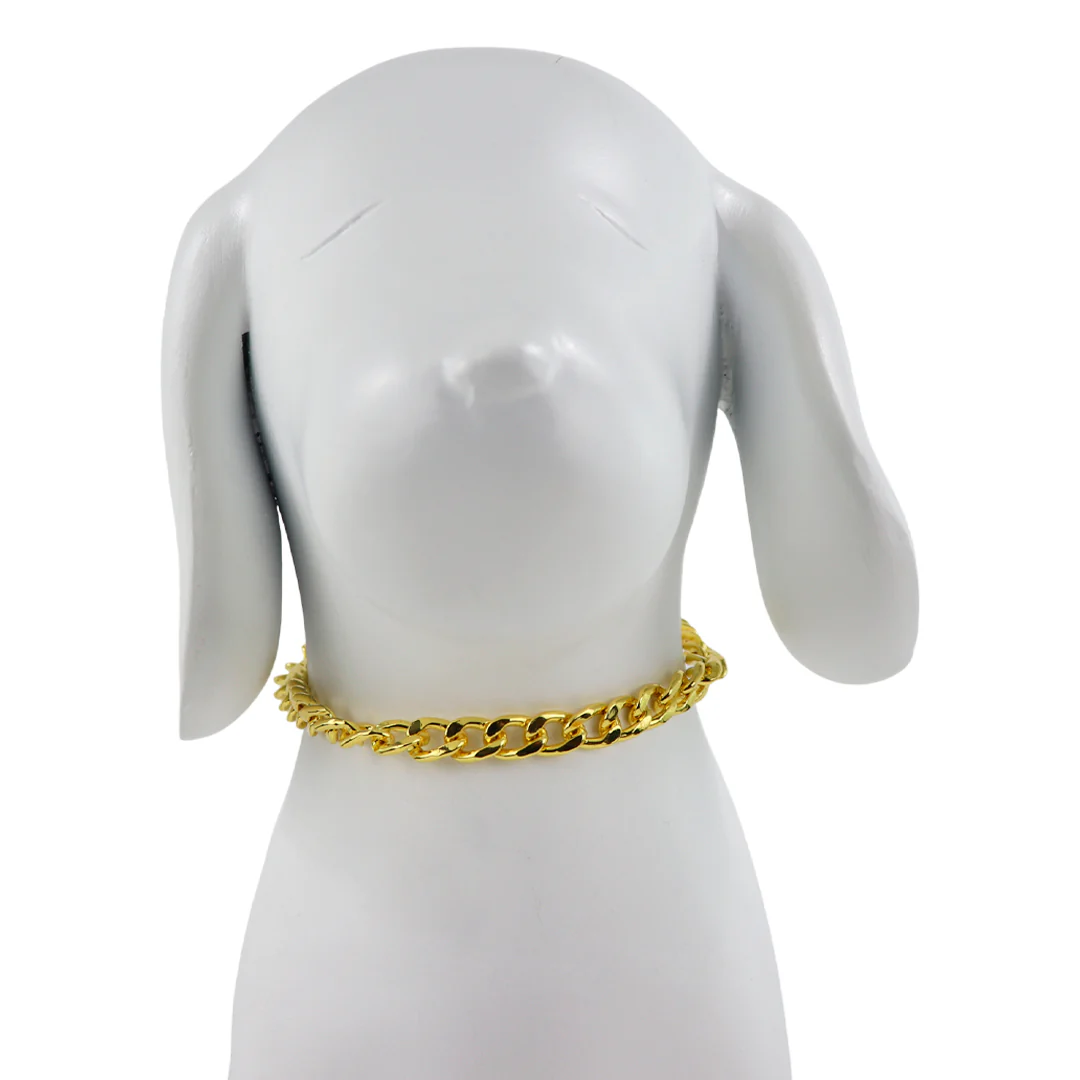 Collar de Cadena - Acabado Dorado Brillante - 50 cm - Image 2