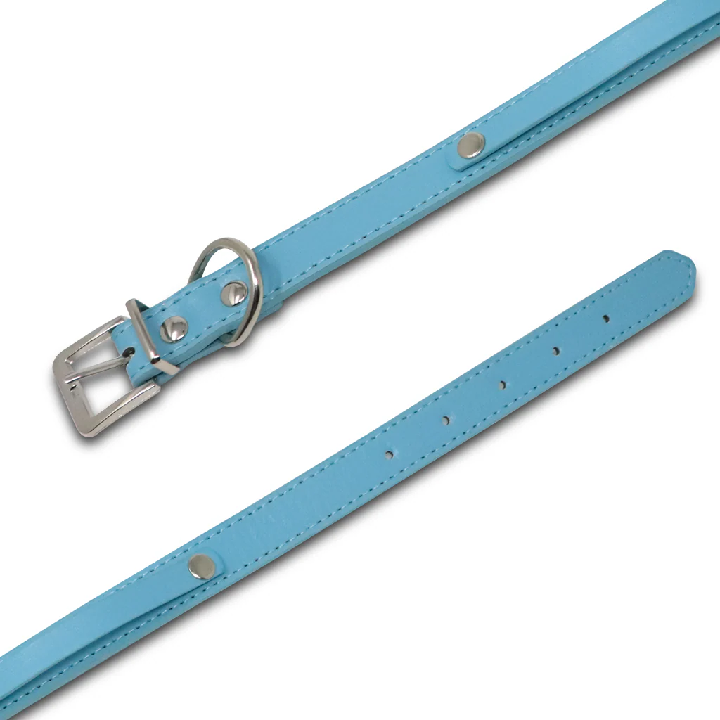 Collar para Mascota Azul Celeste Estoperol - 1.5 cm x 37 cm - Image 3