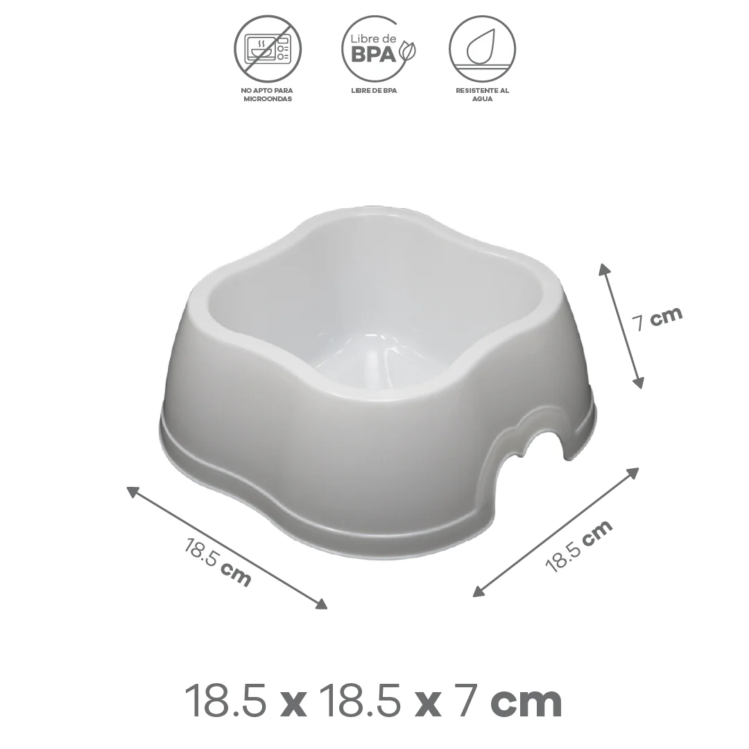 Comedero para Mascotas Blanco - Image 3