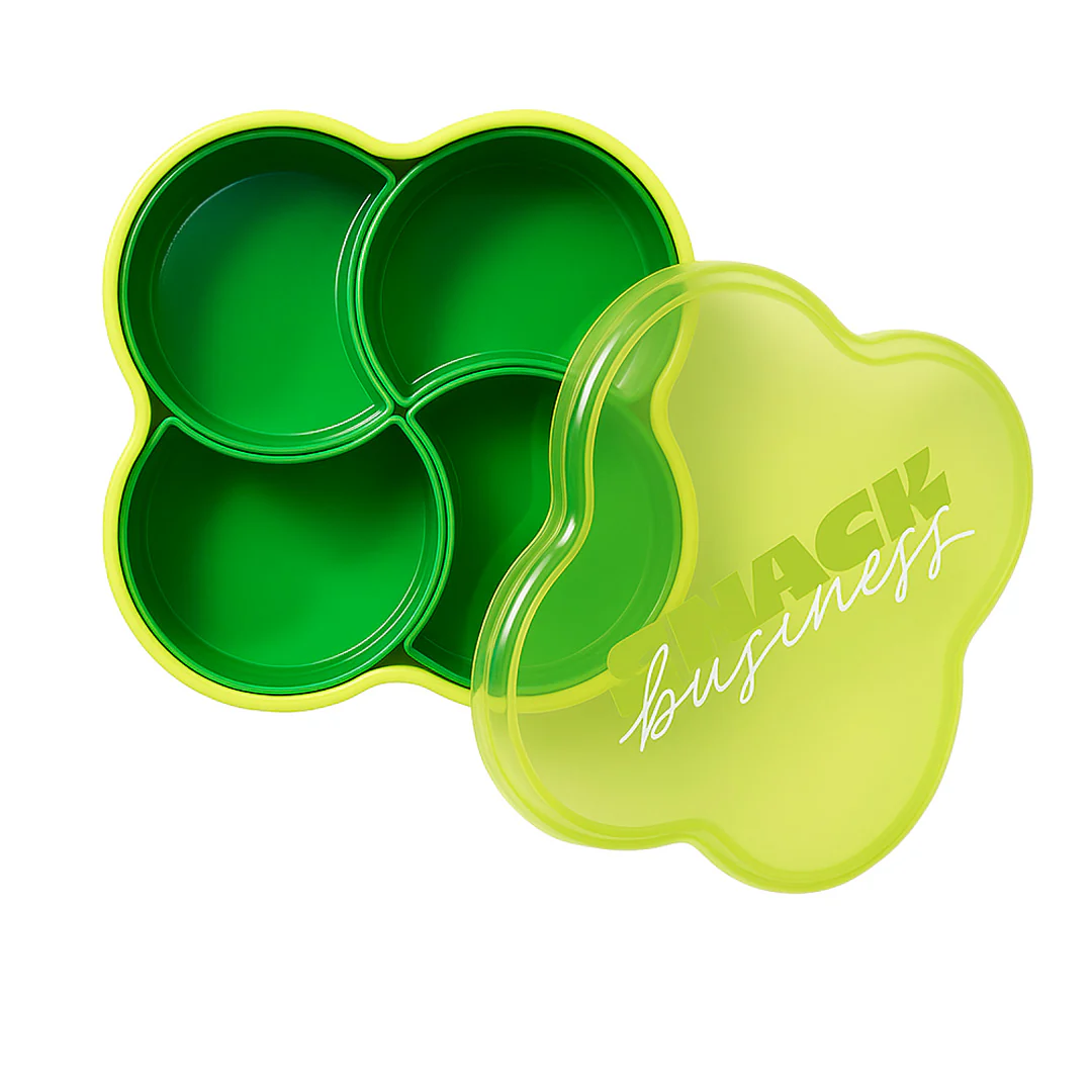 Tupper para Snacks - 4 Divisiones en Forma de Trébol - Image 2
