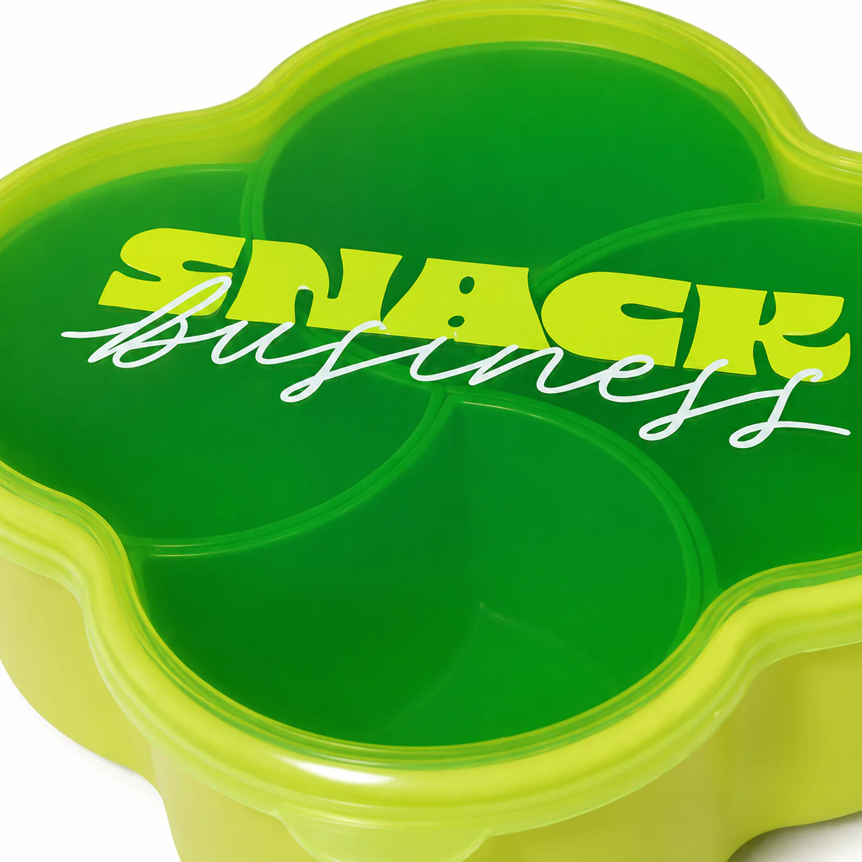 Tupper para Snacks - 4 Divisiones en Forma de Trébol - Image 4