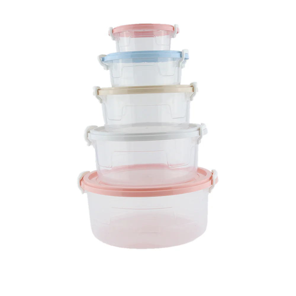 Set de 5 Tuppers para Comida – Prácticos y Diferente Tamaño