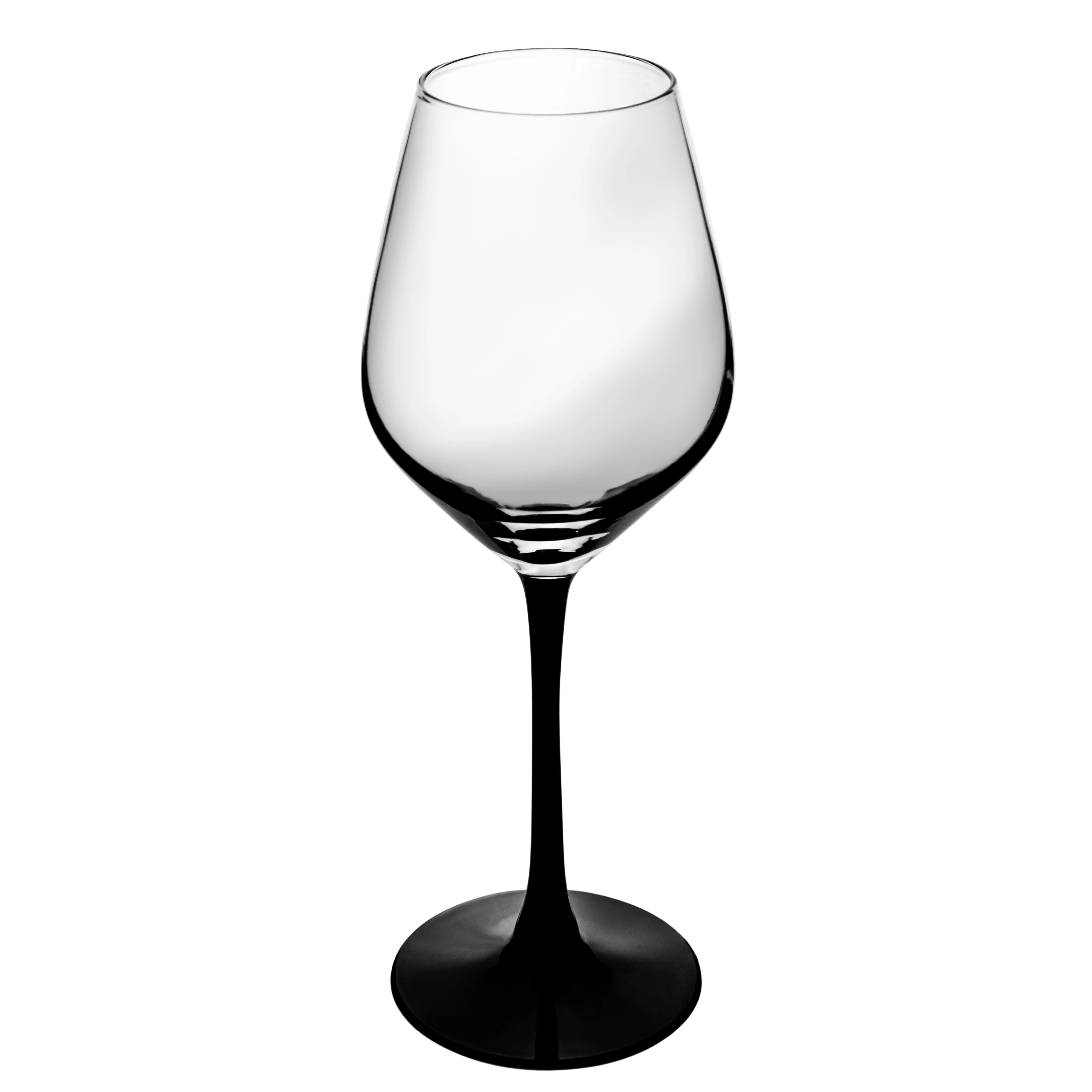 Set de 4 Copas de Cristal Base Negra - 420 ml - Image 3