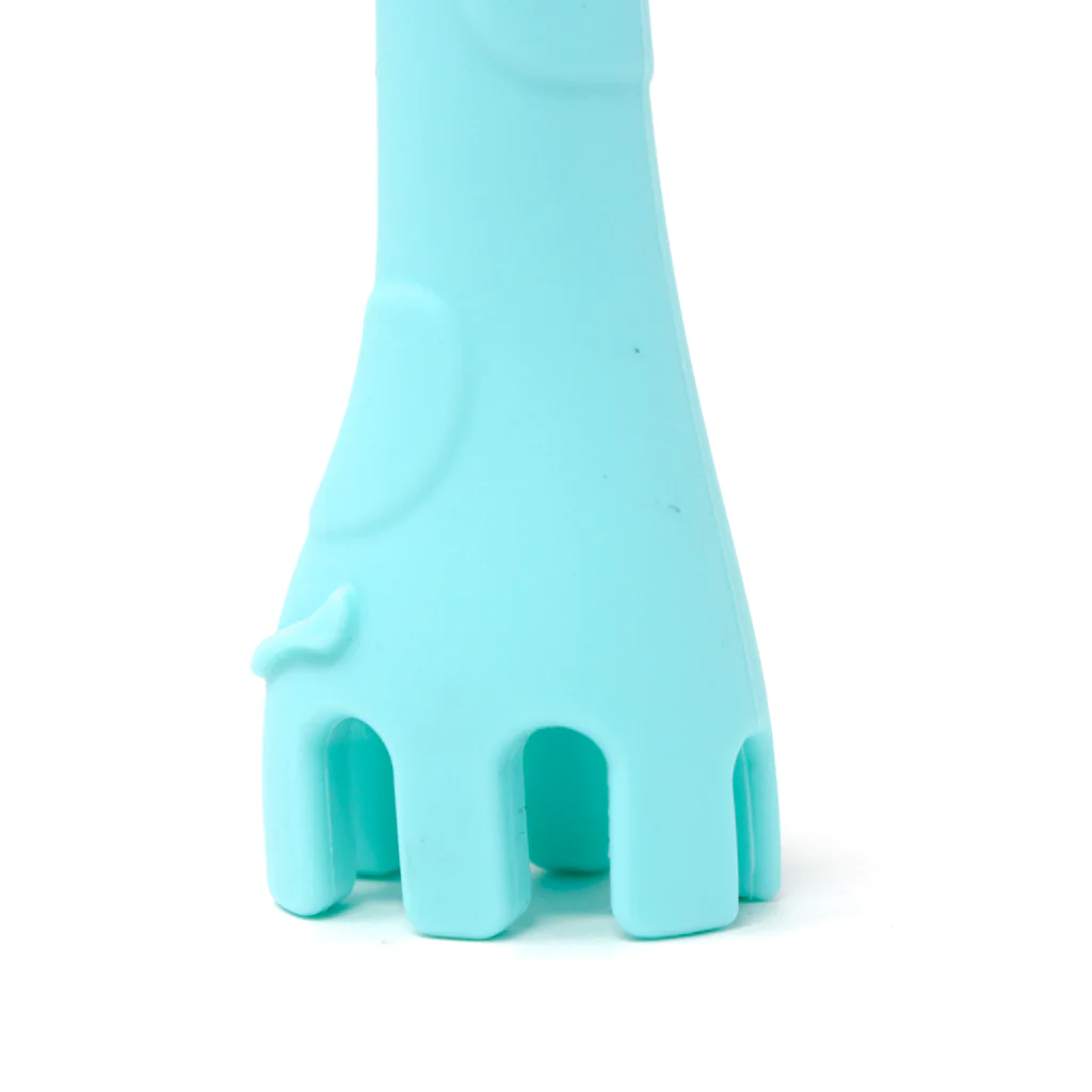 Cuchara Entrenadora de Silicona para Bebé – Color Verde - Image 2