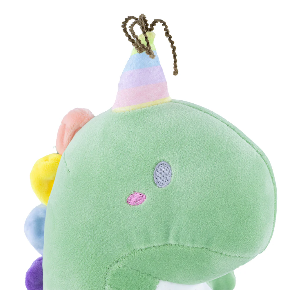 Muñeco de Peluche - Dinosaurio Verde con Gorrito - Image 2