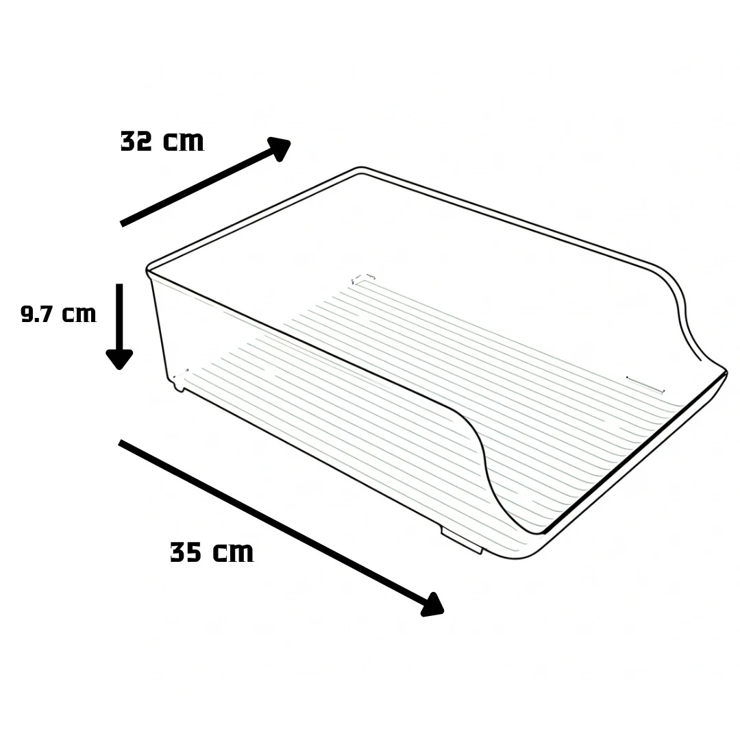 Contenedor de Latas Transparente para Refrigerador - Grande - Image 2