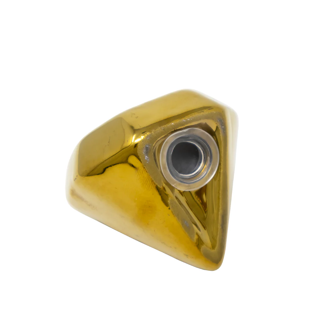 Especiero Pimenta/Sal Diamante Dorado de Cerámica - Image 3