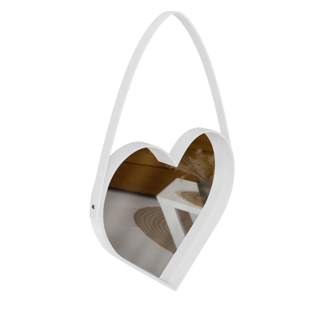 Espejo de Pared Decorativo - Corazón Blanco - Image 2