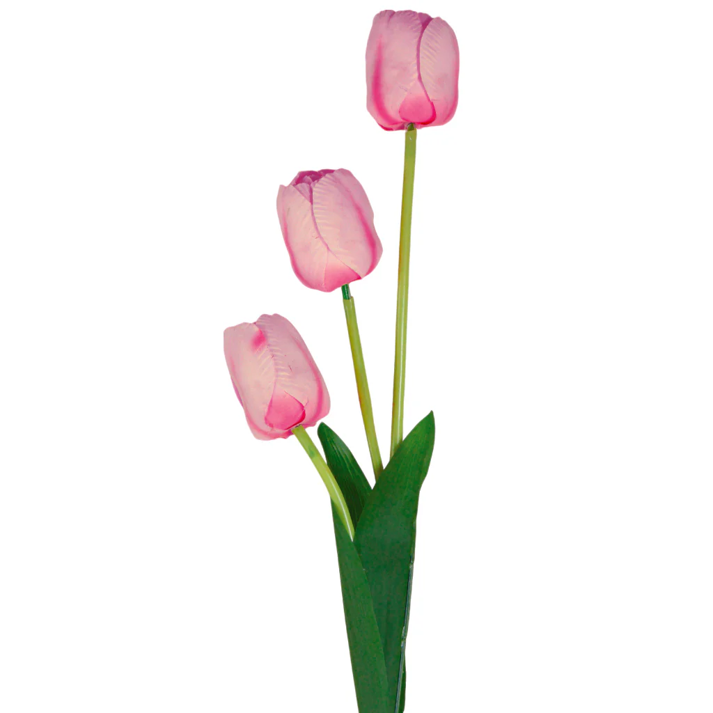 1 Vara de Flor De Tulipan Color Rosa Claro