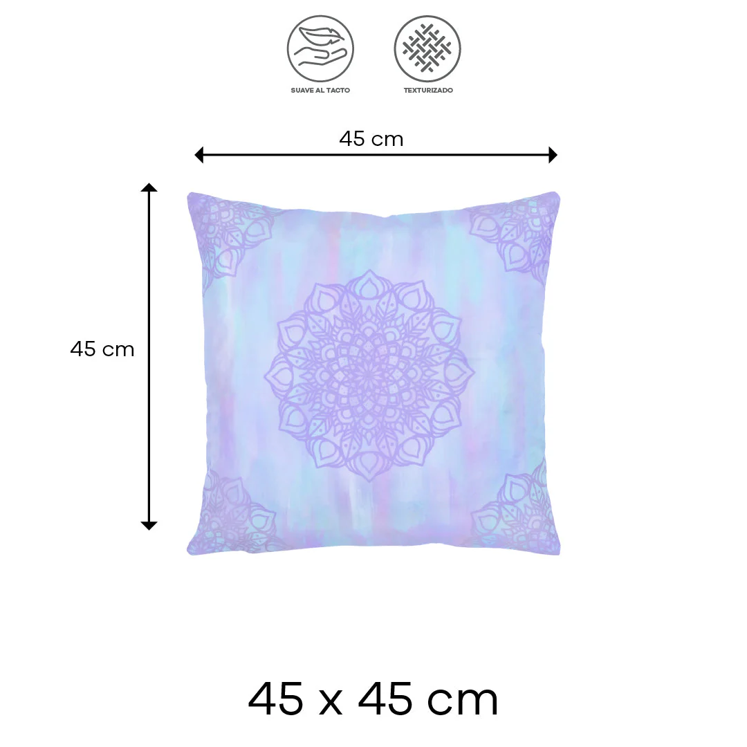 Set de 2 Fundas para Cojín Lila y Rosa - Image 3