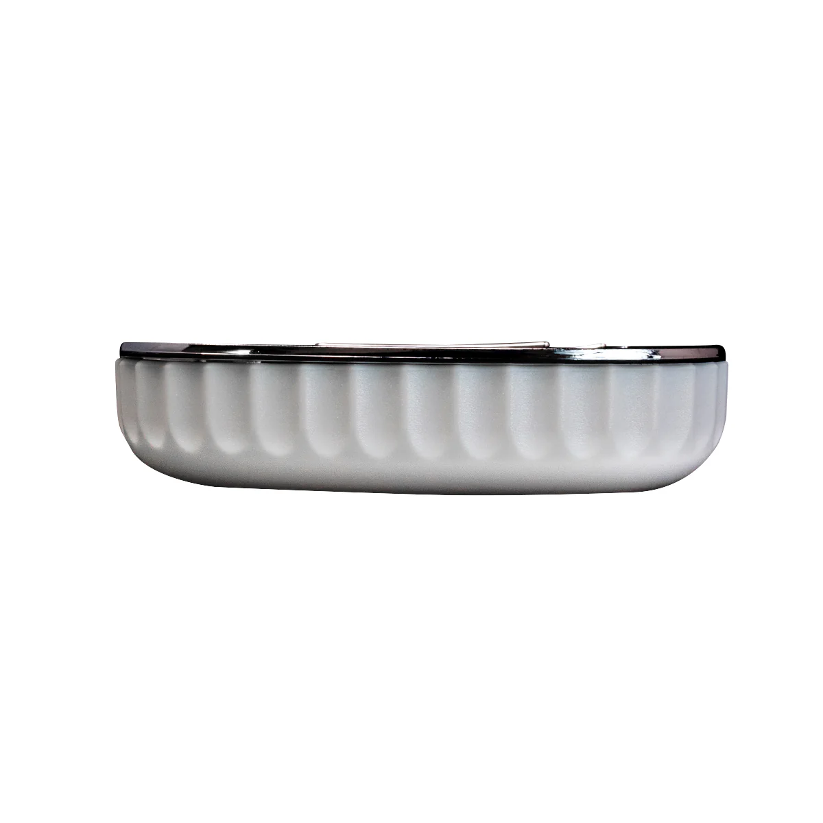 Jabonera Cromada / Blanca – Estilo Moderno y Elegante para tu Baño - Image 3