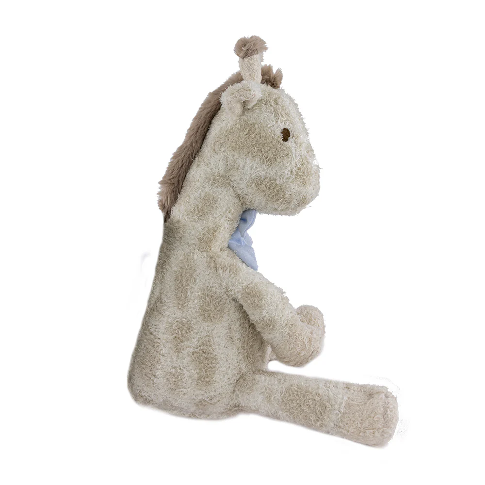 Muñeco de Peluche - Jirafa Gris con Moño Azul - Image 2