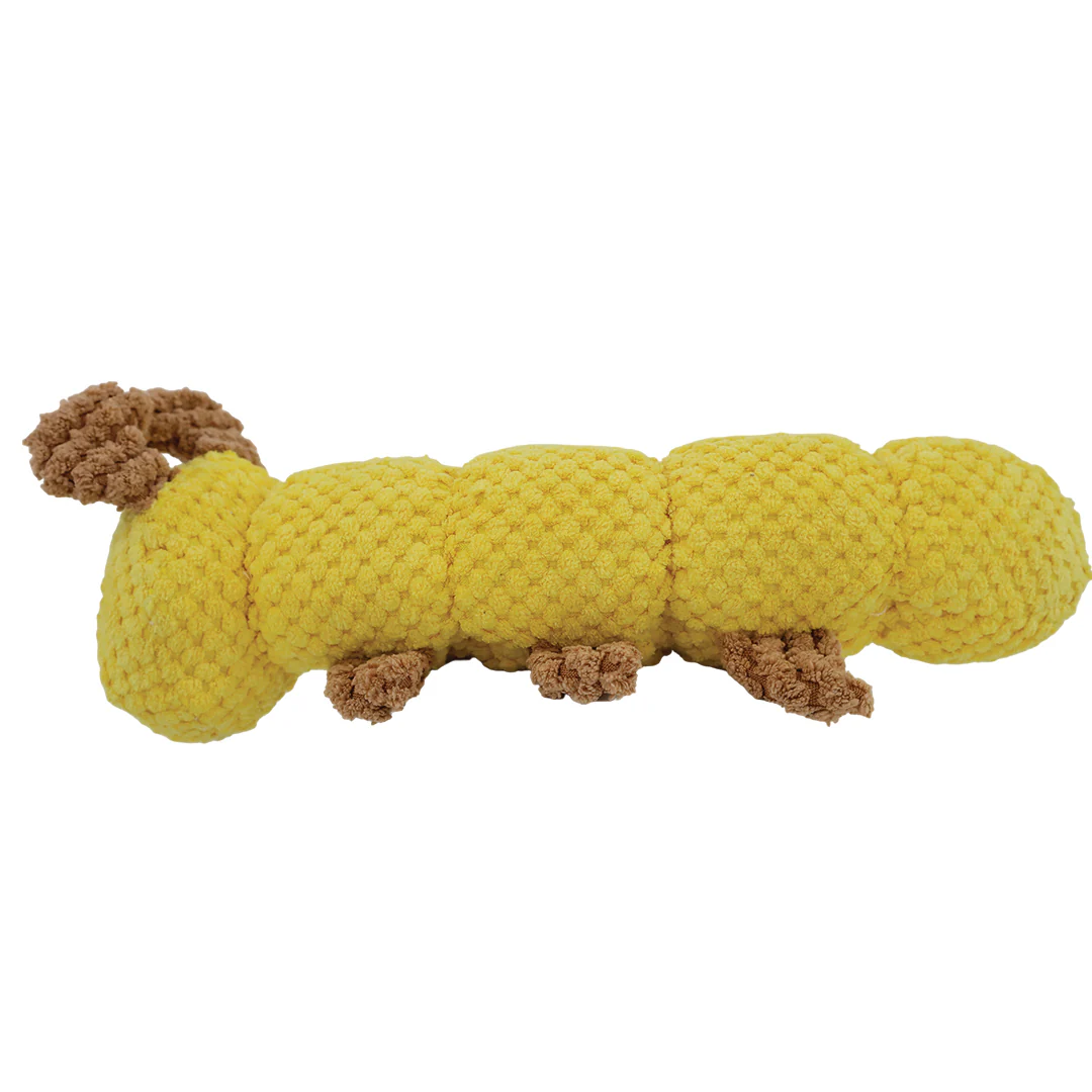 Peluche de Oruga para Mascota - Con Válvula de Sonido - Image 2