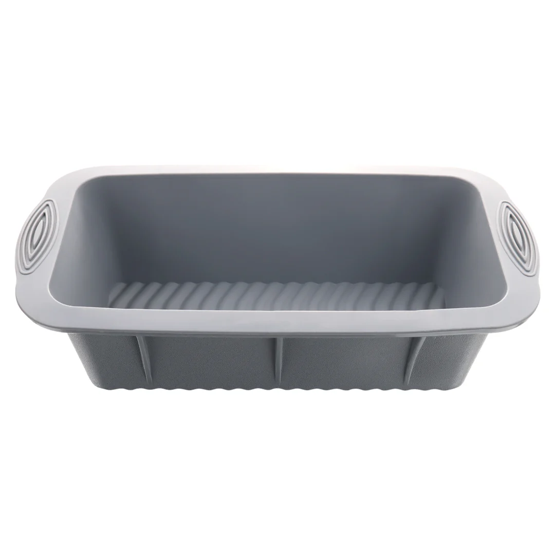 Molde Rectangular para Pastel de Silicón - Gris - Image 3