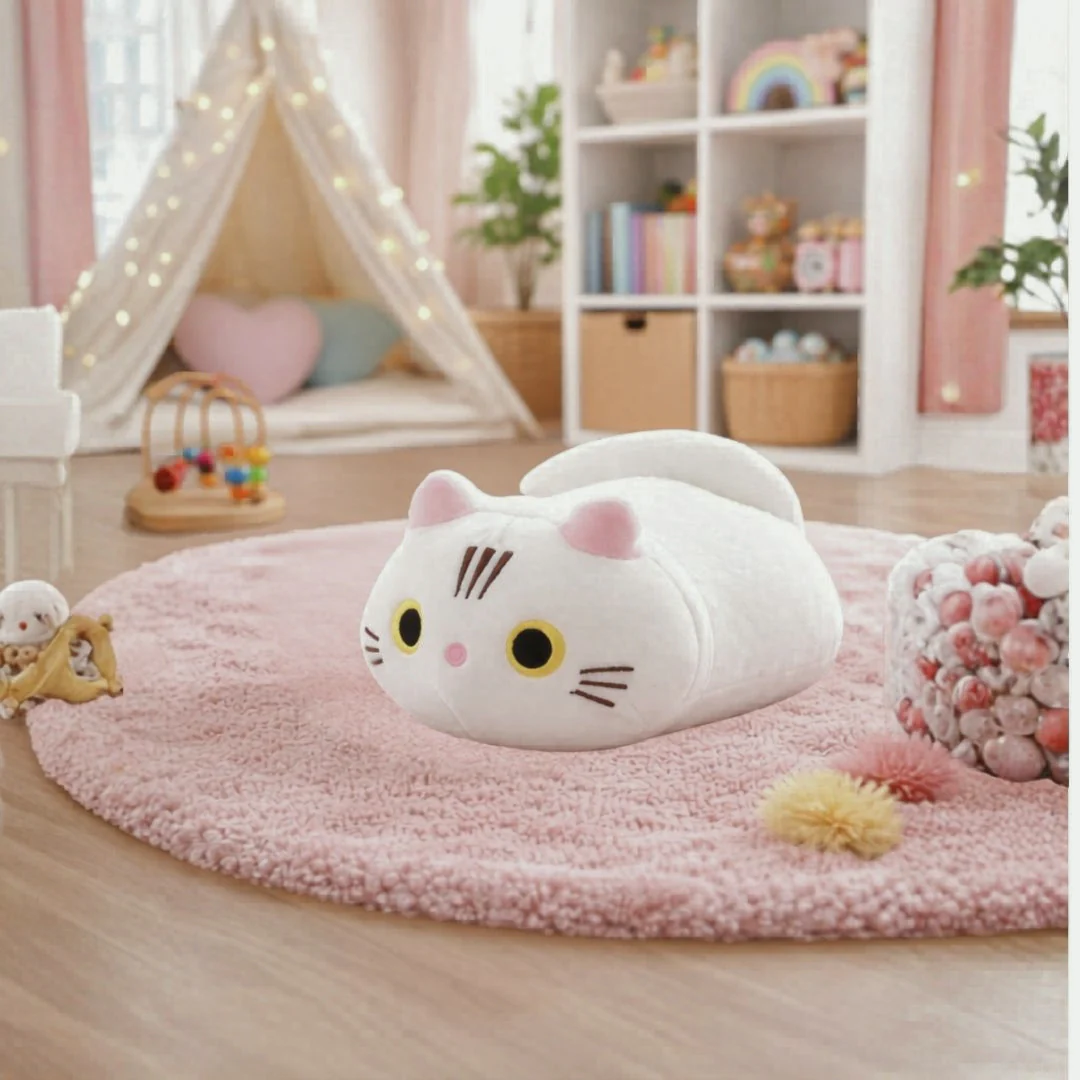 Muñeco de Peluche - Gato Blanco - Image 2