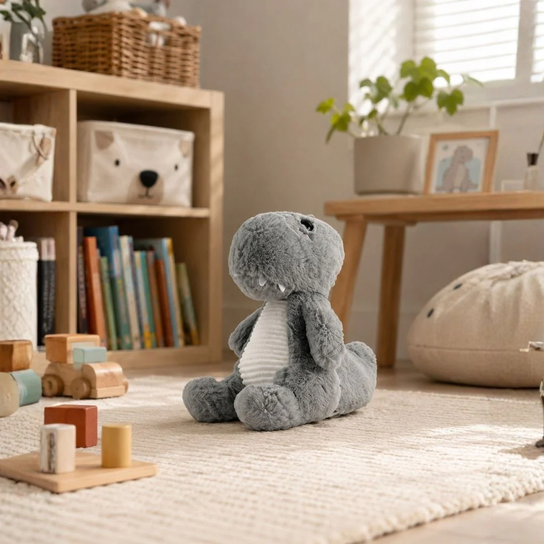 Muñeco de Peluche - Dinosaurio Gris - Image 4