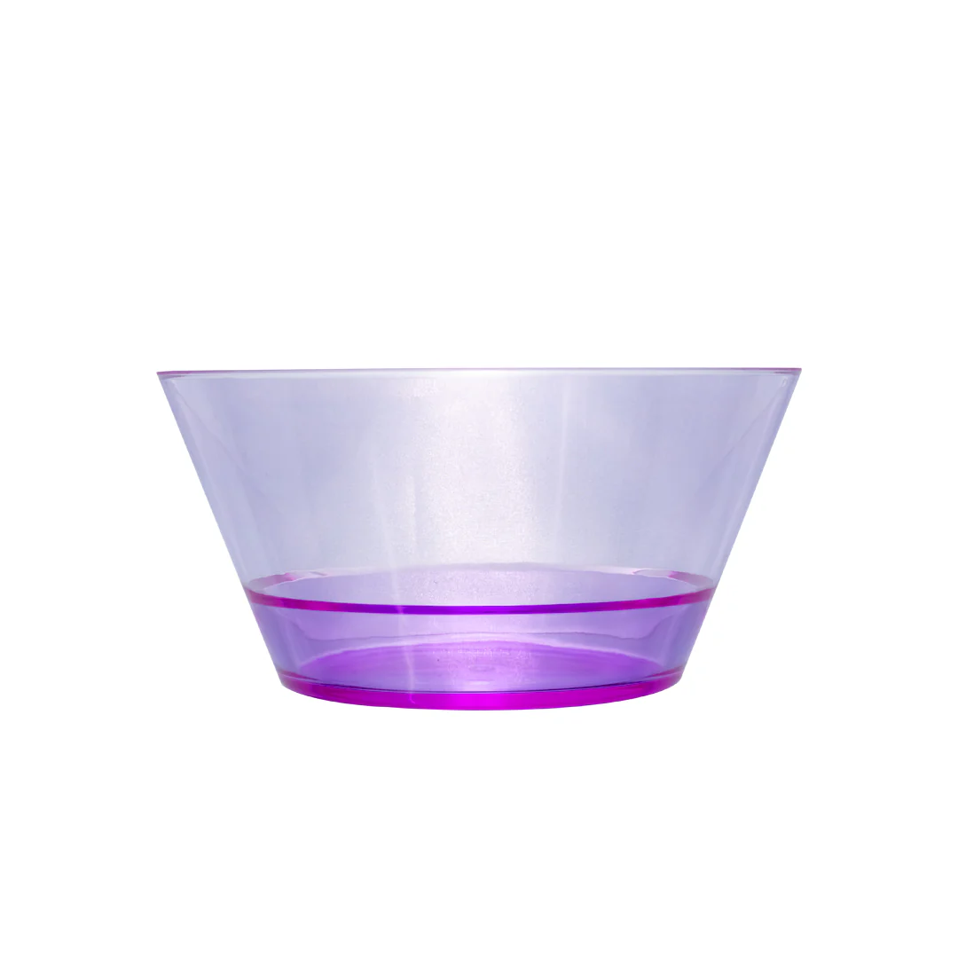 Plato Hondo Transparente Morado 15 cm - Image 2
