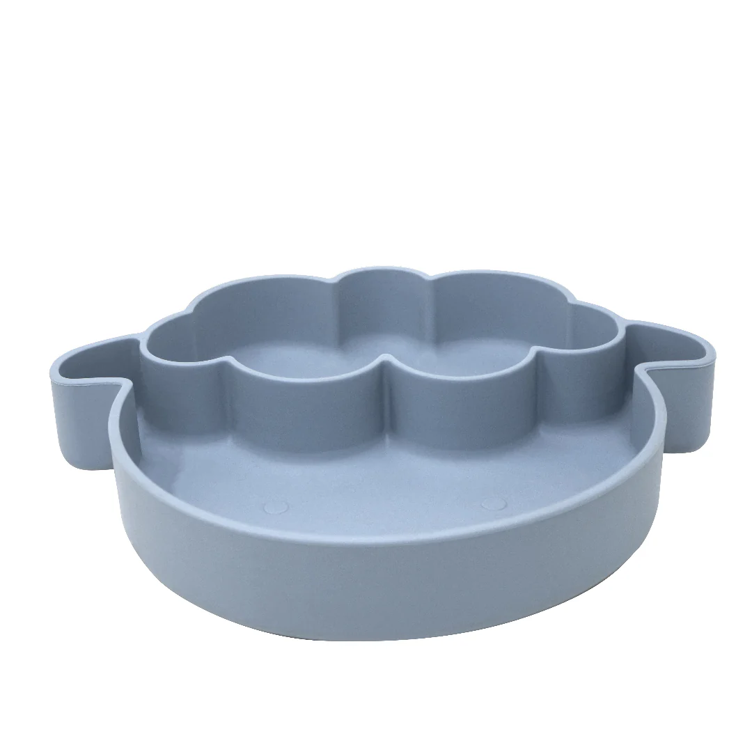 Plato para Bebé de Silicona  Oveja - Azul Oscuro - Image 2