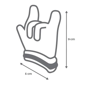 Portacucharas de Silicona Mano Rockera - Image 2