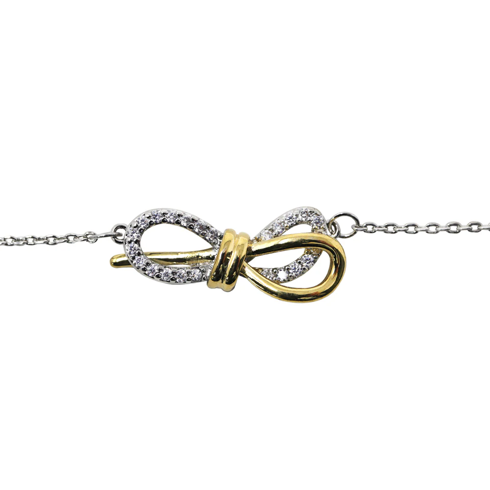 Pulsera con Dije Doble Trenzado con Piedras – Diseño Elegante y Artesanal - Image 4