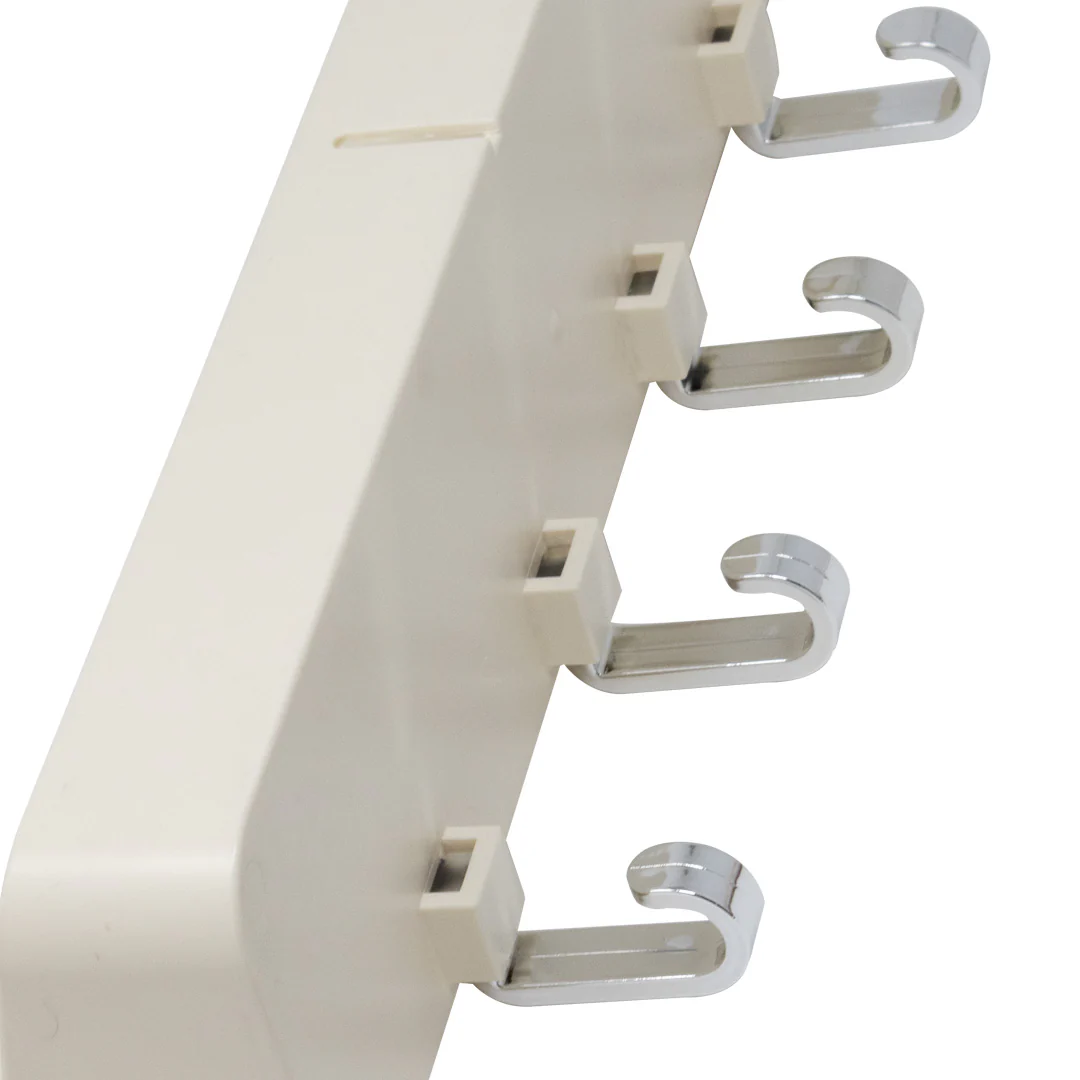 Repisa Organizadora de Pared con Ganchos Metálicos - Image 3