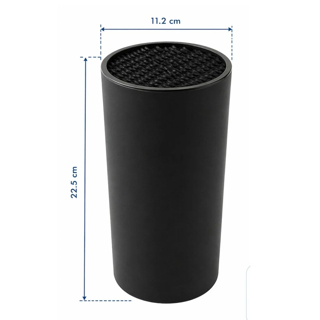 Set Completo de Cuchillos con Base Organizadora - Negro - Image 10