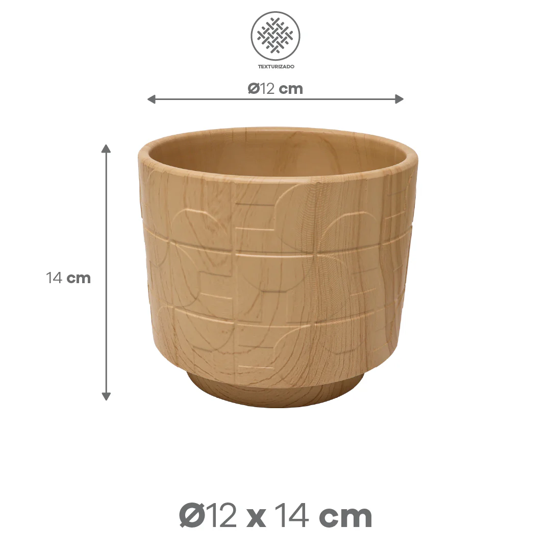 Set de 3 Macetas -  Arcilla Oyamel Claro - Image 5