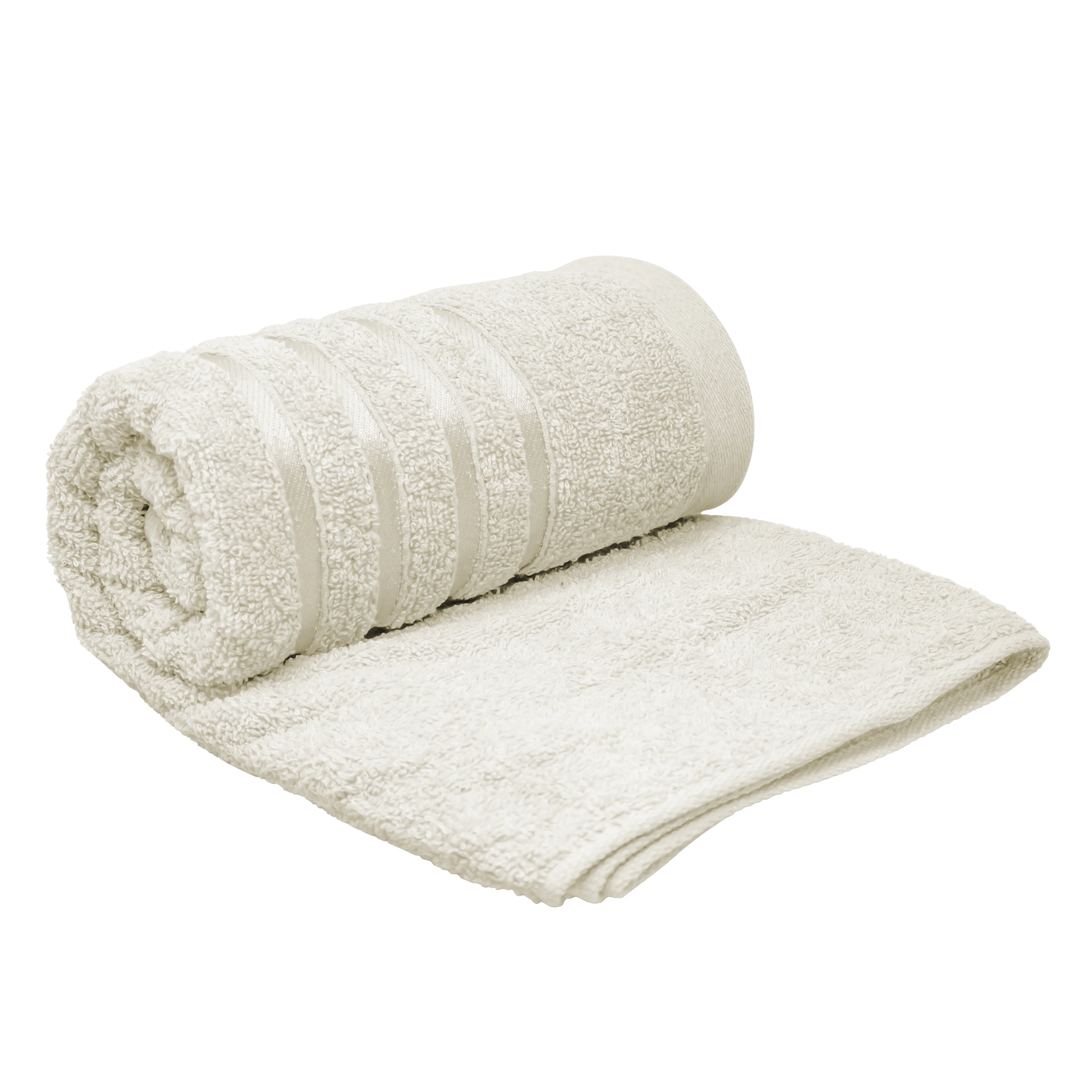 Set de 3 Toallas de Baño Grande 70x140 cm - Color Beige - Image 4