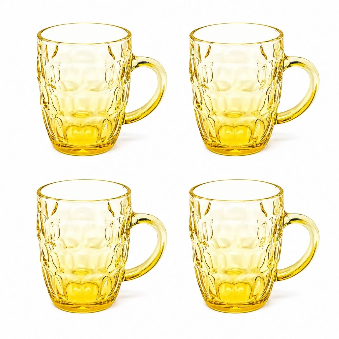 Set De 4 Tarros De Vidrio Transparente Con Asa 500 ml - Image 3