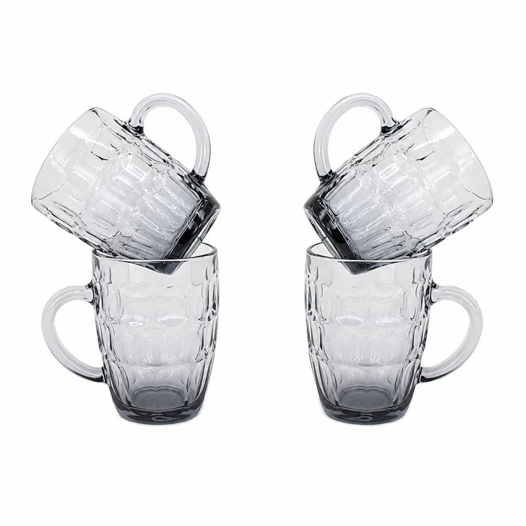 Set De 4 Tarros De Vidrio Transparente Con Asa 500 ml - Image 4