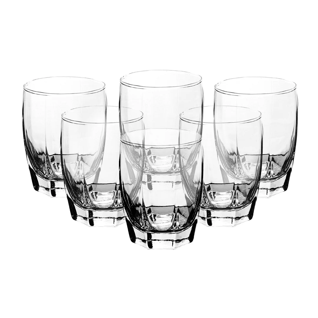 Set de 6 Vasos de Cristal Rocks Glass - 275 ml