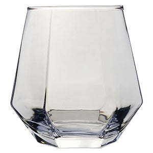 Set de 6 Vasos Hexagonales de Cristal Azul - 310 ml - Image 2