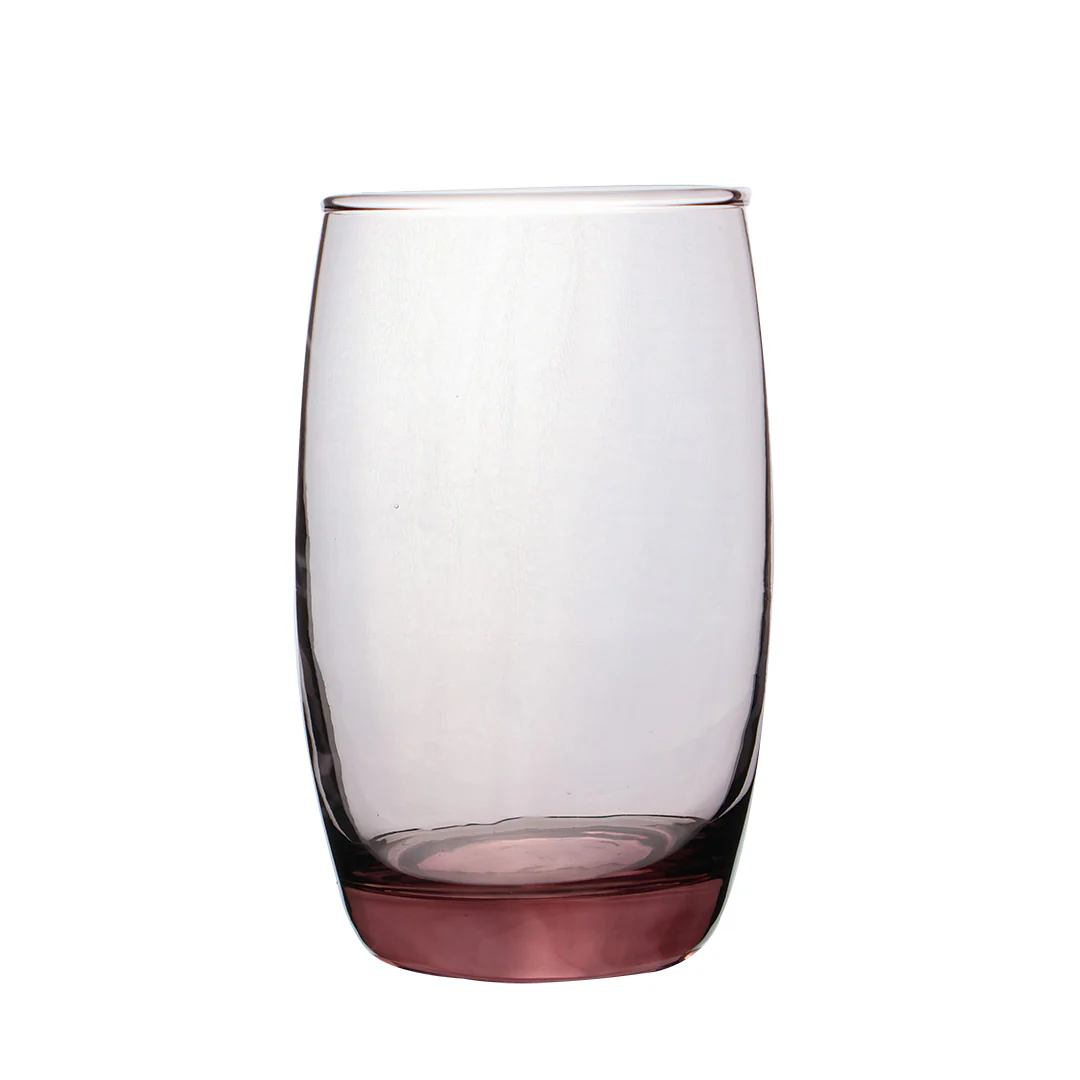 Set de 6 Vasos Transparentes Rosa - 280 ml - Image 2