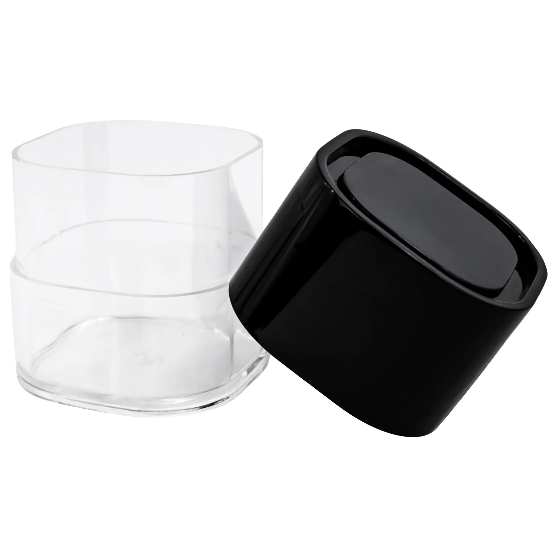 Set de Accesorios para Baño Negro/Transparente Acrílico -  5 Piezas - Image 5