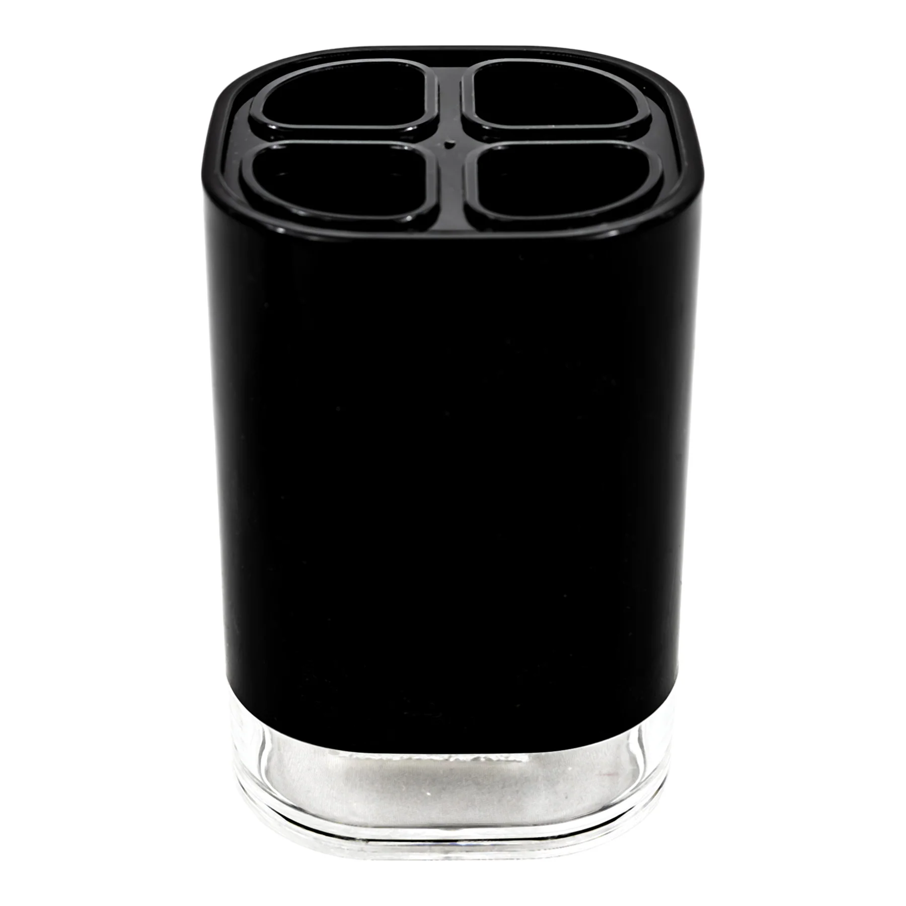 Set de Accesorios para Baño Negro/Transparente Acrílico -  5 Piezas - Image 8