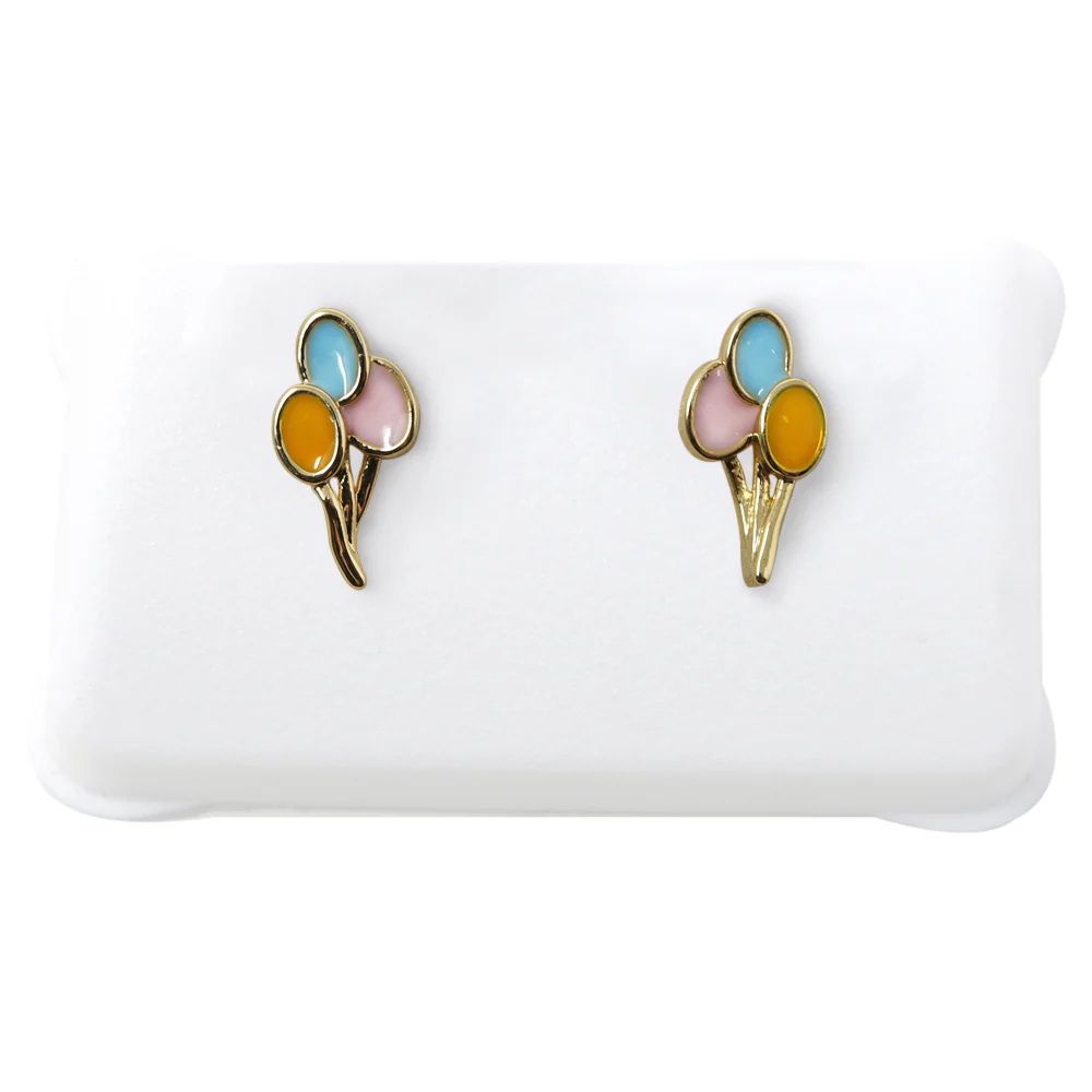 Set de Aretes – 3 Pares con Diferentes Diseños Modelo: LX-9634E | ¡3 estilos en un solo set para combinar con tu mood del día! - Image 2