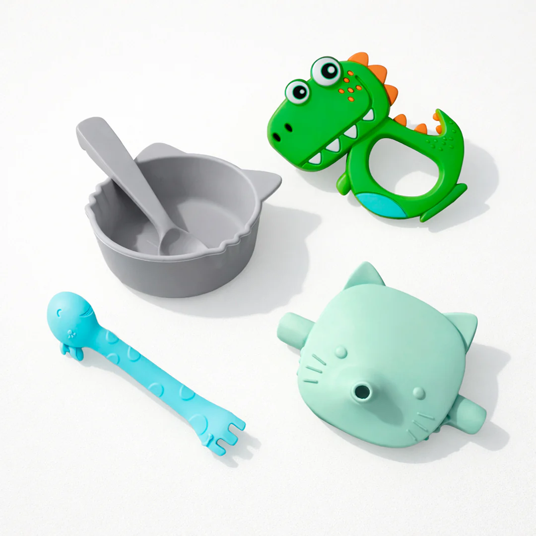 Set Completo de Platos Silicón - Plato, Taza y Cubiertos - Image 4