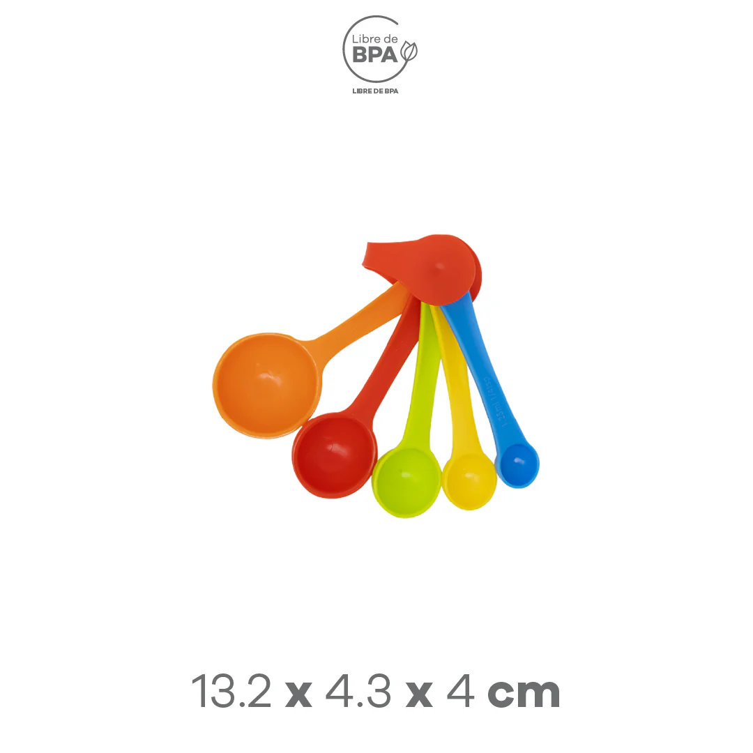 Set de Cucharas Medidoras de Plástico - Image 4