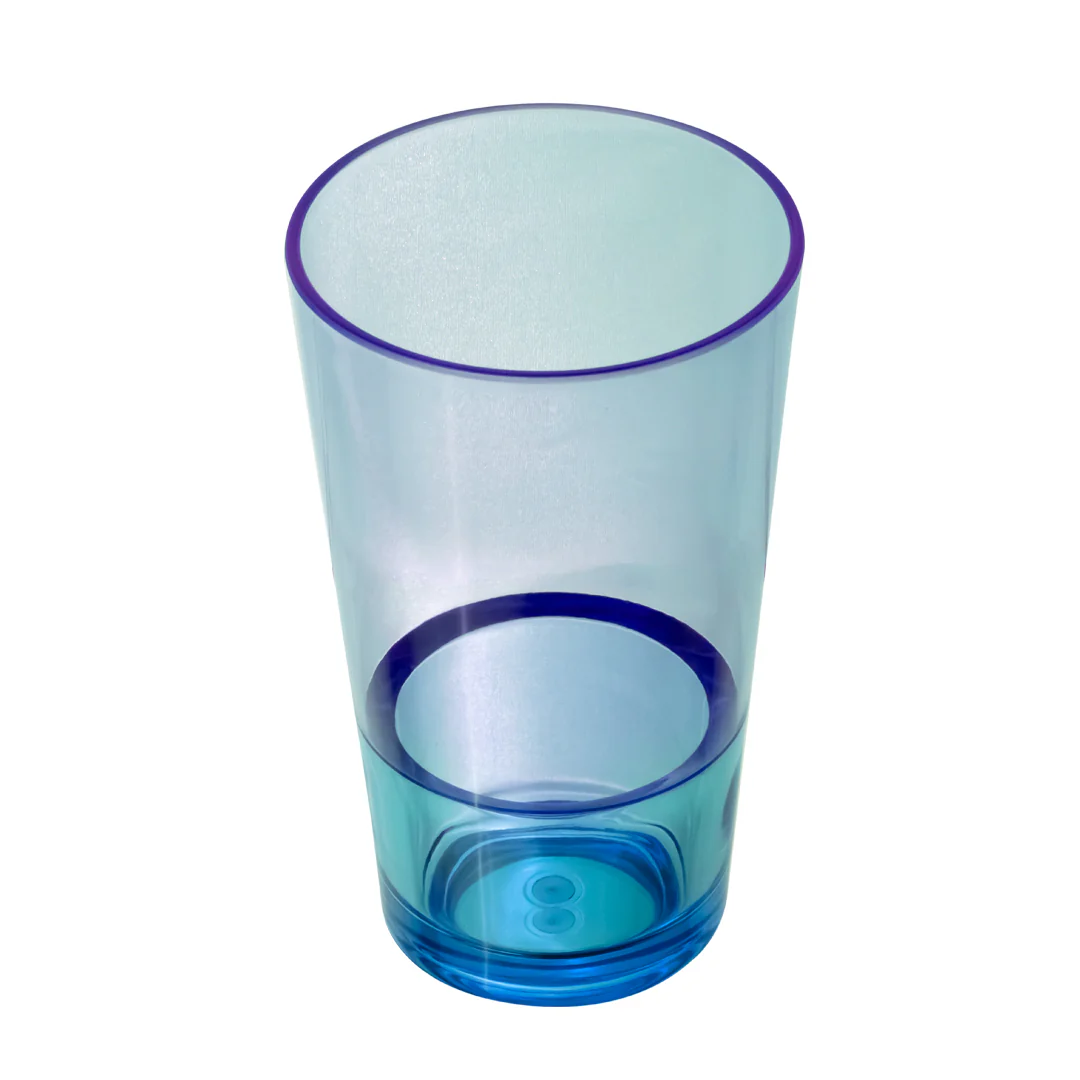Set de Jarra Transparente Azul con 4 Vasos – Plástico Resistente - Image 2