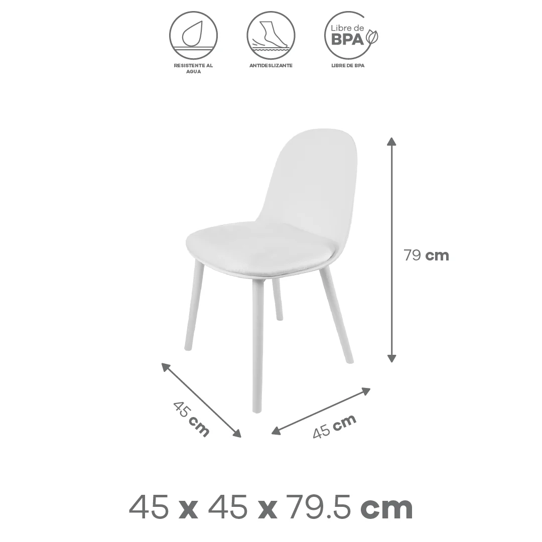 Silla Ergonómica – Color Blanco - Image 4