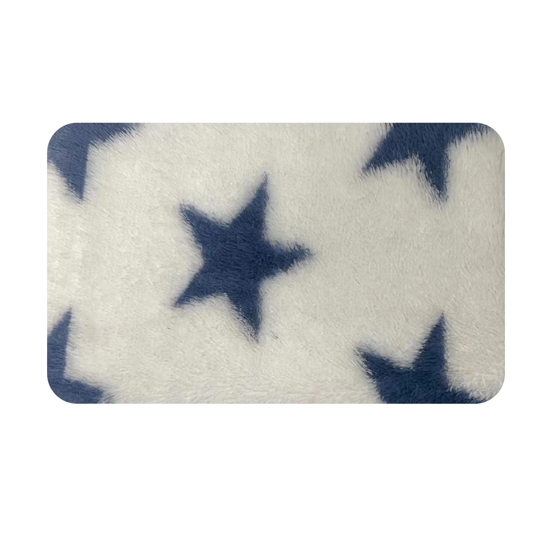 Tapete Estrellas Blanco y Azul - 80x50 cm