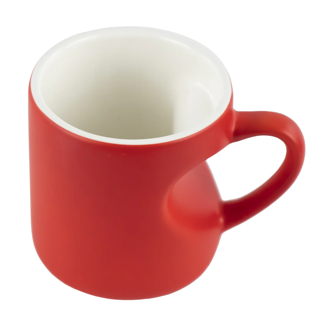 Taza Cerámica Roja Asa De Corazón 260 ml - Image 2